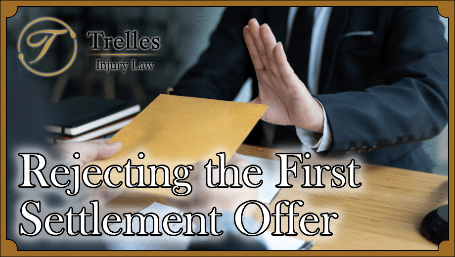 rejecting settlement offer from insurance company